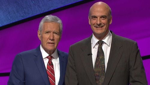 Alan Dunn, a 59-year-old software development manager from Johns Creek, has been watching 'Jeopardy!' since he was a kid. On Friday, he'll appear alongside Alex Trebek and other contestants on the NBC quiz show.