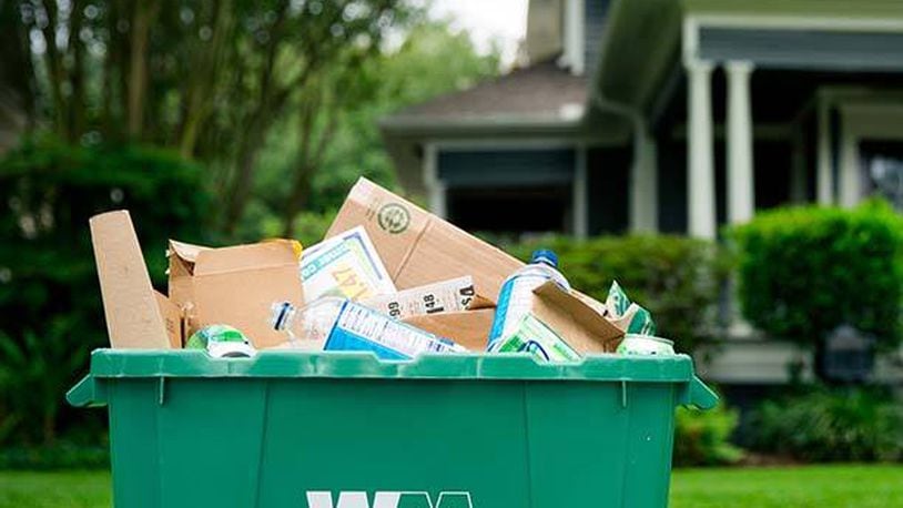 Trash collection and recycling will soon cost more in Peachtree Corners. Courtesy Waste Management