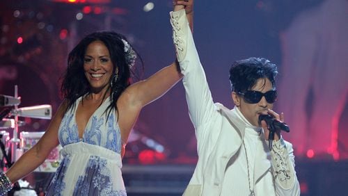 Sheila E and Prince in 2007. Photo: Getty Images.
