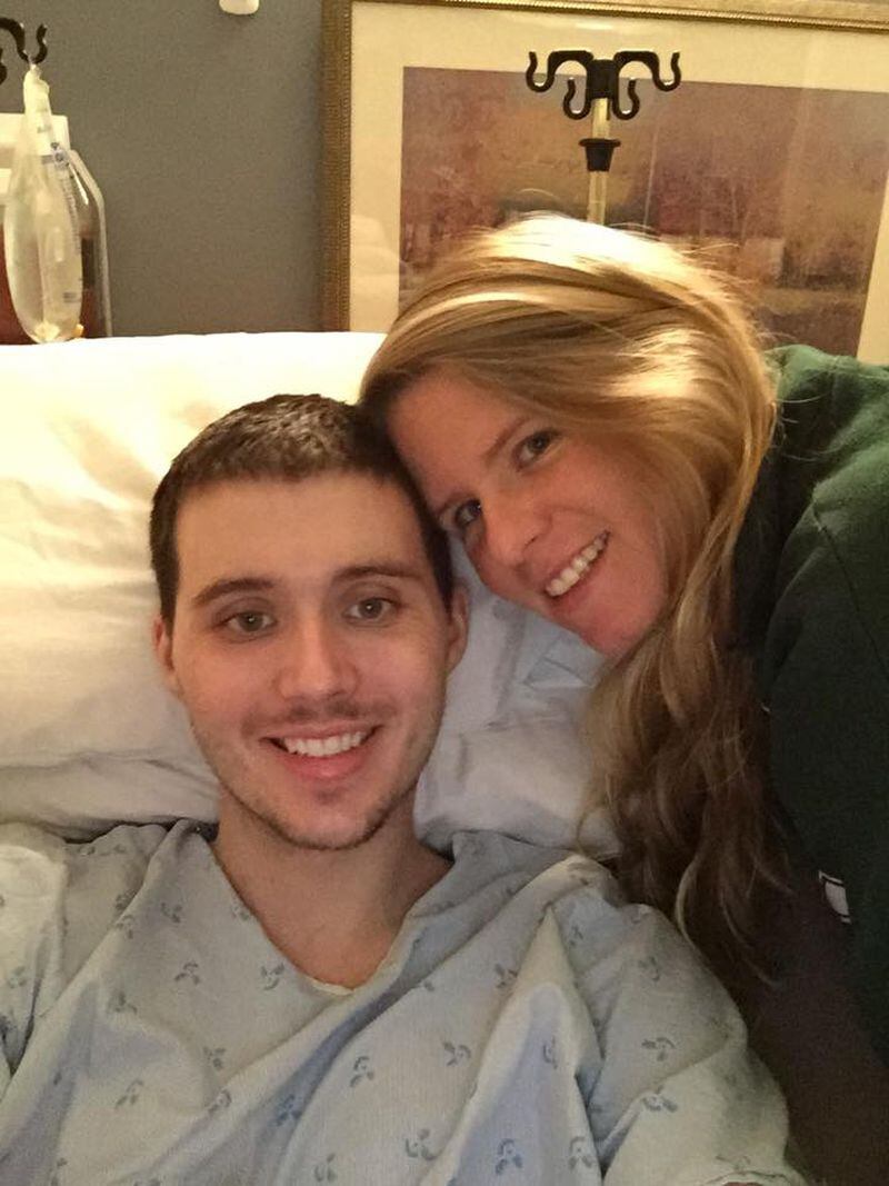Here's a photo of Jamie Lynn and Christopher Sparkman at the time of his 39th surgery earlier this year. Next up: #49.