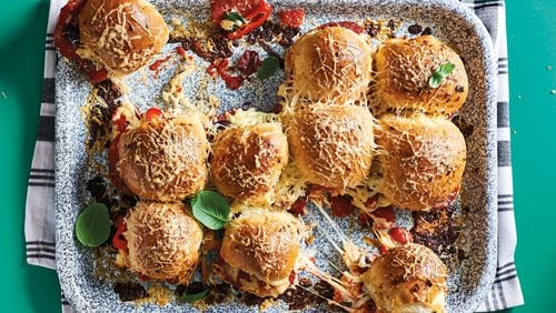 Come Super Bowl Sunday, everyone will offer guacamole and chips. Change up the spread with Spicy Salami Pizza Sliders. CONTRIBUTED BY QUADRILLE