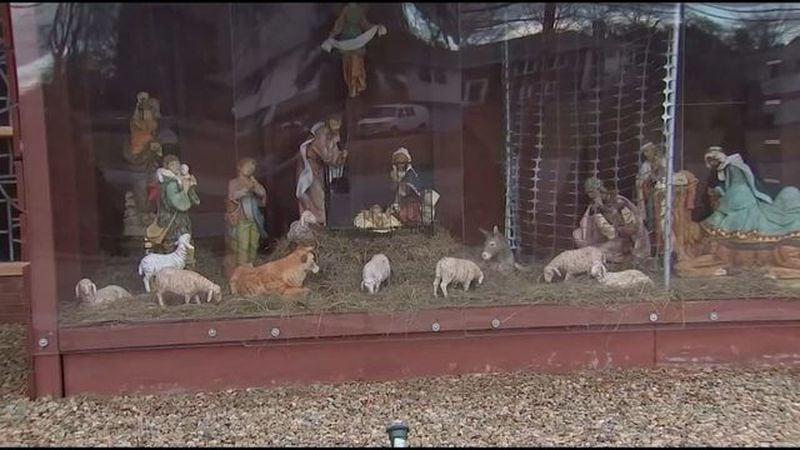 A nativity scene at St. Susanna's in Dedham, Massachusetts, that is stirring up controversy. The pastor said that's what it's supposed to do.