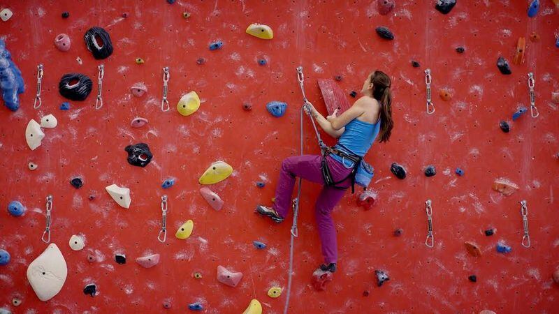 Rock climbing helps Grace Robertson maintain her strength as a female firefighter. CONTRIBUTED BY ANNA MACKENZIE