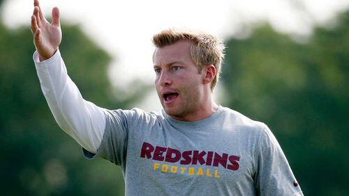 Sean McVay has been hired as the new coach of the Los Angeles Rams. (AP file photo)