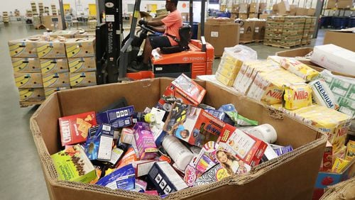 DeKalb County is accepting food and canned good donations.