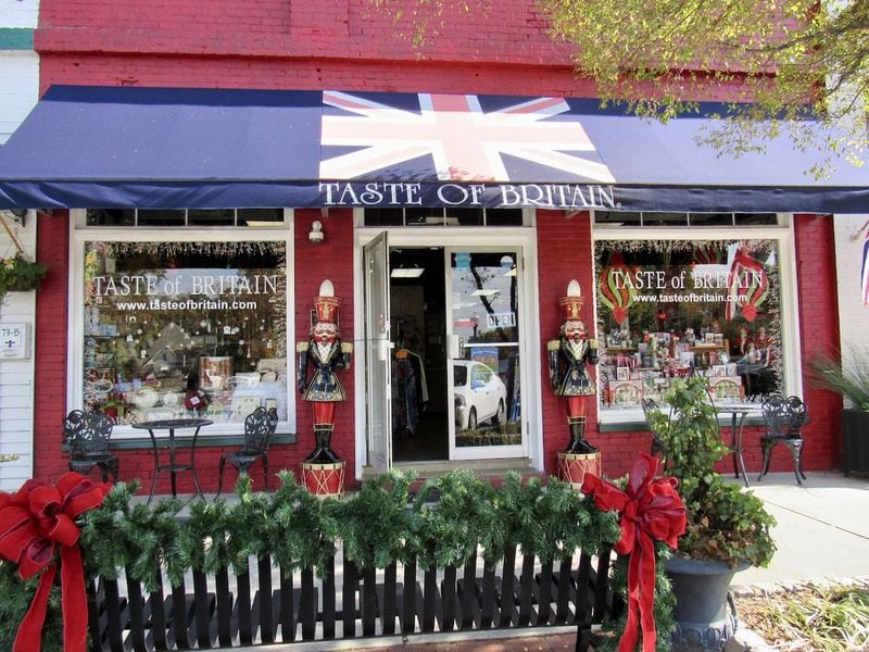 The Taste of Britain shop has been operating in the historic downtown of Norcross since 1989. 