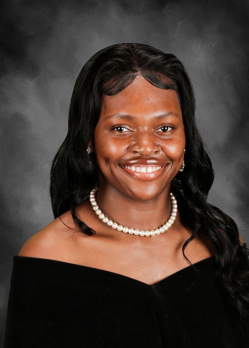 Solace Vanderpuye, valedictorian at Langston Hughes High School. (Courtesy photo)