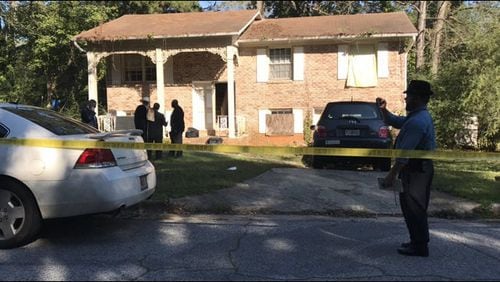 Homicide investigators were called to the scene Sunday.