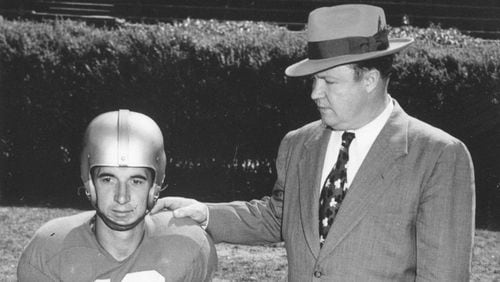 Zeke Bratkowski was a two-time All-American while playing for coach Wally Butts. (AJC file photo)