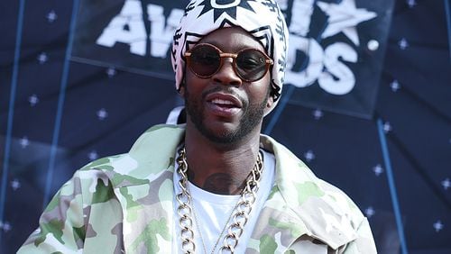 2 Chainz arrives at the BET Awards at the Microsoft Theater on Sunday, June 28, 2015, in Los Angeles. (Photo by Richard Shotwell/Invision/AP)