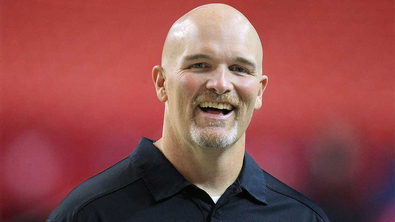 Falcons coach Dan Quinn sends all his love to his mother Sue for Mother's Day.