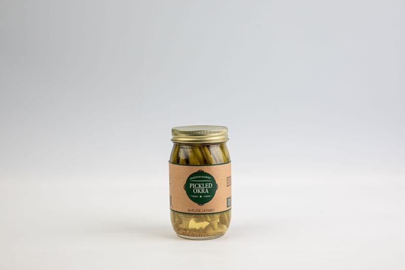 Pickled okra from Charleston Favorites. Courtesy of Food for the Southern Soul