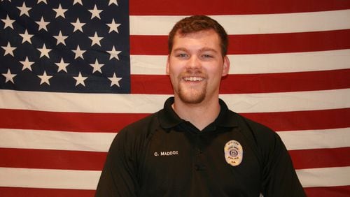 Locust Grove Police Officer Chase Maddox was killed as he helped Henry County sheriffs deputies serve a warrant. Photo GBI