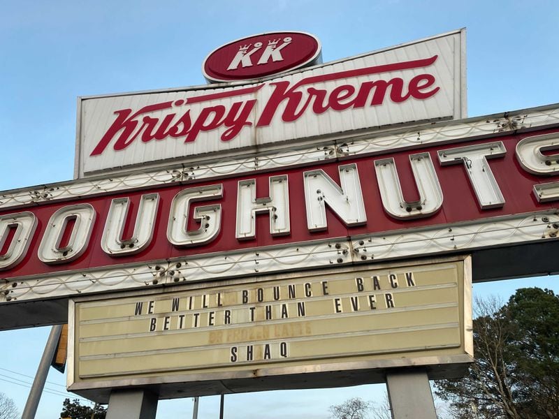 Krispy Kreme sign in Atlanta