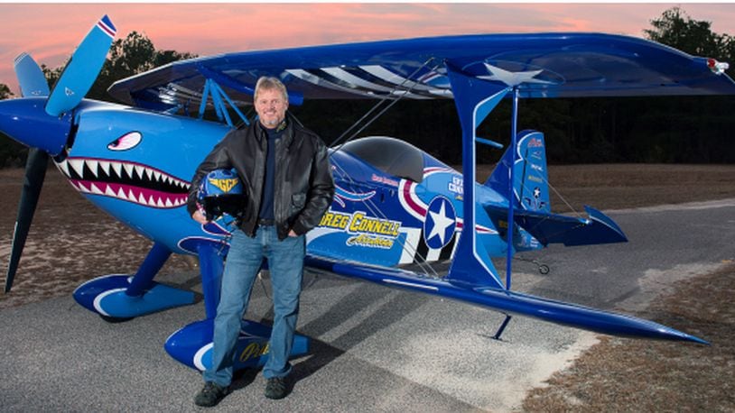 Greg Connell of Greg Connell Air Shows, shown here in a publicity photo from his web site, began his flight training in 1989.