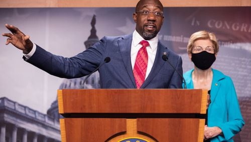 U.S. Sen. Raphael Warnock, D-GA, collected more than $9.5 million from July to September for his reelection campaign.