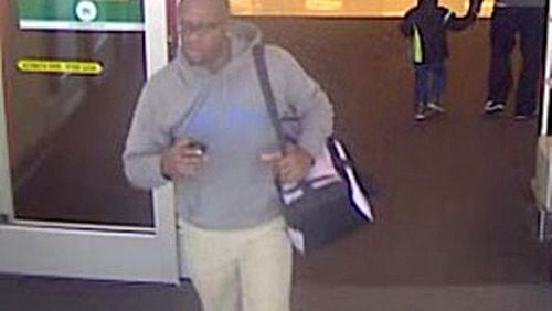 This man is accused of stealing $50,000 worth of cell phones from two metro area Target stores. (Photos: Sandy Springs police)