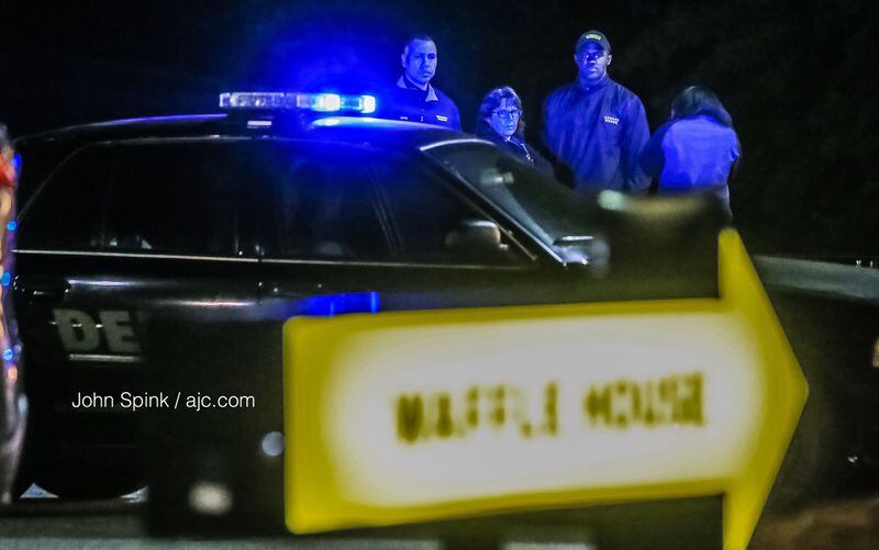 DeKalb County police are on the scene investigating a shooting at a Waffle House. JOHN SPINK / JSPINK@AJC.COM