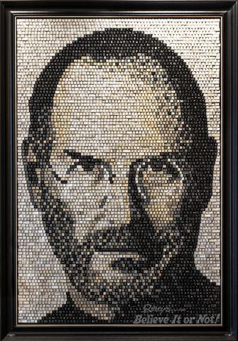 Steve Jobs Keyboard Portrait at Ripley's Believe It or Not!