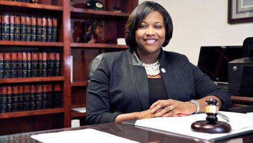 The Judicial Qualifications Commission, which investigates complaints against judges, is looking into how the South Fulton Municipal Court reduced fines for defendants who agreed to register to vote. Tiffany Sellers is the court’s chief judge. (Photo by Reginald Duncan, Cranium Creation)