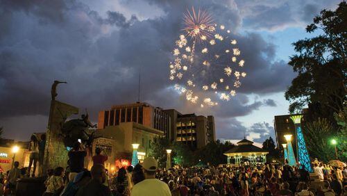 Some years, the King family has watched the fireworks show in downtown Decatur. CONTRIBUTED BY DECATUR VISITORS CENTER