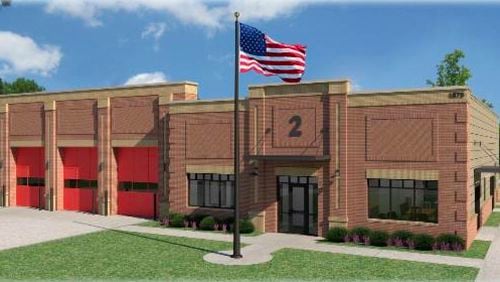 Braselton will begin construction soon on the West Jackson Fire Station #2. (Courtesy Town of Braselton)