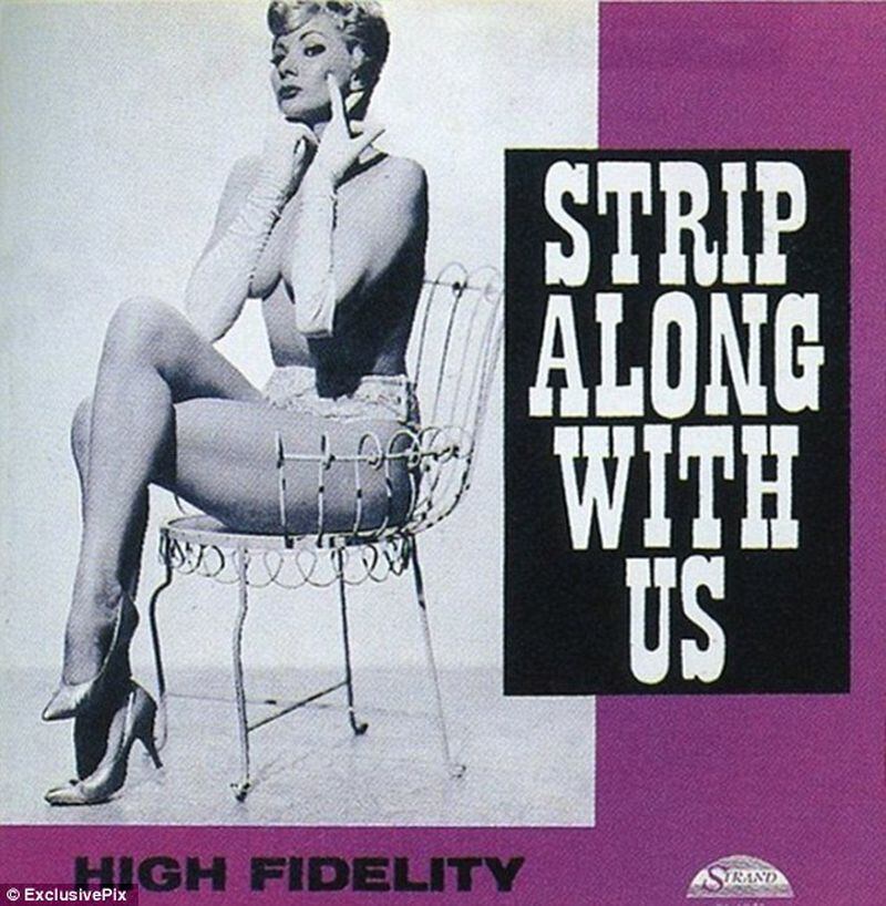Vintage photo from The Daily Mail article on "saucy album covers"