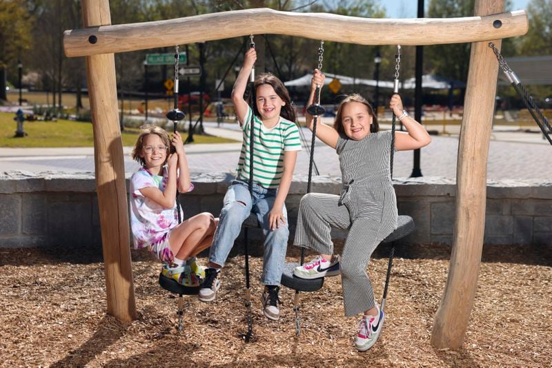 Daphne Murray, Berkley Carter and June Simmons are on a mission to increase the time allotted for recess in Cobb County Schools. 