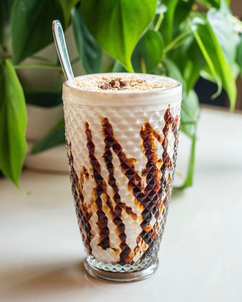 Rina's tahini milkshake makes for a decadent treat. Courtesy of Rina