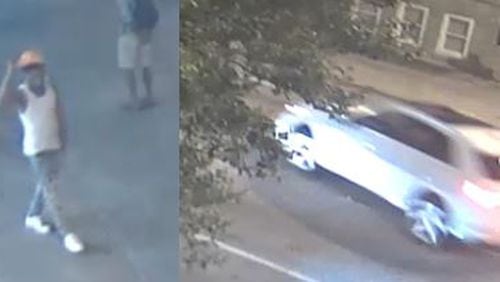 Police released surveillance photos of a man wanted in connection with a drive-by shooting at a downtown Atlanta Waffle House last month. The shooting injured a 58-year-old bystander.
