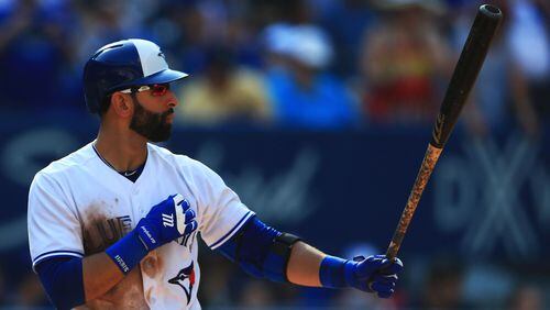 Jose Bautista had a hit and a stolen base Tuesday. Getty Images file photo