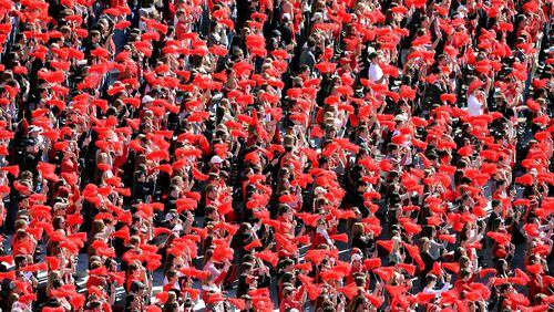Attendance at Georgia Bulldogs college football games ranks among the top 10 in the country.