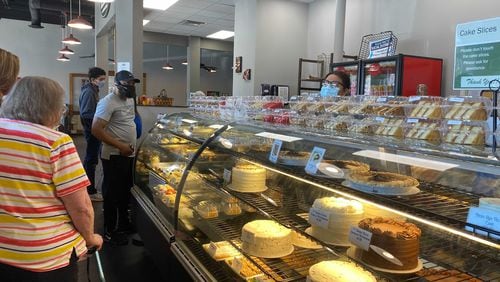 The dessert case at Gabriel's Restaurant & Bakery is stocked with seasonal pies and cakes.  
Ligaya Figueras / ligaya.figueras@ajc.com