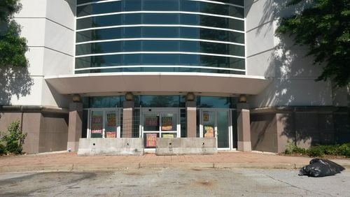 The former Belk department store is just one of the shuttered spaces at Gwinnett Place. The Duluth mall has fallen on hard times, but the mall owner’s plans for redevelopment are up in the air. MATT KEMPNER / AJC
