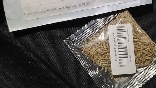 Agriculture officials in Georgia and several other states issued warnings Monday about unsolicited seed packages arriving from China that may be an invasive plant species.