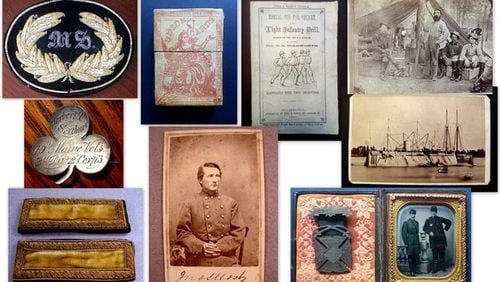 Civil War collectibles belonging to an Ohio man were stolen recently in metro Atlanta. (Credit: Channel 2 Action News)
