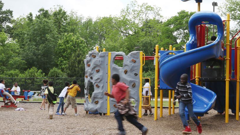 Atlanta Public Schools announced limited hours of operation for playgrounds and walking tracks, which closed in March as the coronavirus began to spread.  EMILY HANEY / AJC FILE PHOTO
