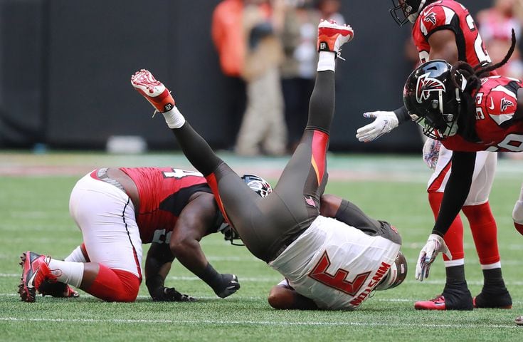 Photos: Falcons hold off Buccaneers for much-needed win