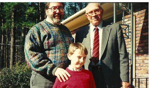 Three generations of Bill King: William D. King (right) shared his first name with his son and grandson. 
(Courtesy of the King family)