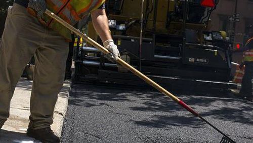 DeKalb County has begun road resurfacing on Rockbridge Road. AJC file photo