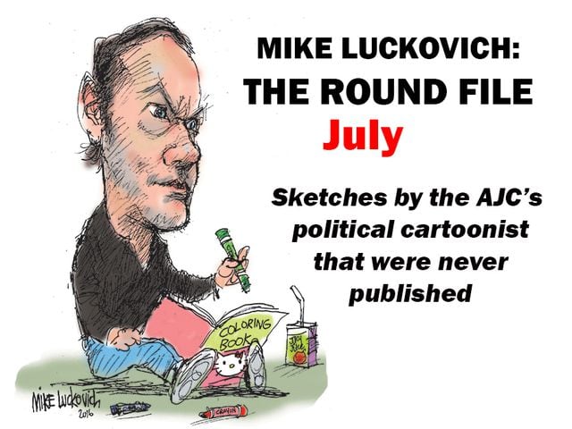 Mike Luckovich shares his Round File for July 2018