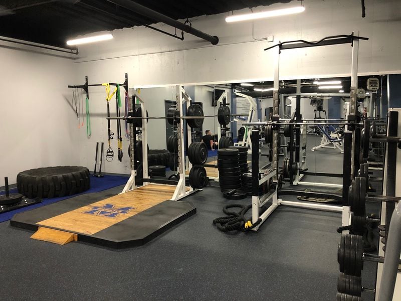 The Marietta Police Department recently transformed storage space into an 1,800-square-foot fitness center for employees. The center contains dumbells, free weights and surplus equipment from WellStar Health Park and the Marietta City School System.