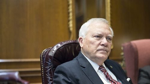 As his second term was coming to a close, Georgia Gov. Nathan Deal’s administration gave multiyear contracts to the heads of some of the state’s most powerful agencies. Those contracts came with hefty payouts for termination without cause. (ALYSSA POINTER/ALYSSA.POINTER@AJC.COM)