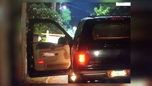 Atlanta police are searching for a man and two women after a delivery driver was lured to a vacant home and injured in a shootout in northeast Atlanta. One of the would-be robbers was injured, too. (Credit: Channel 2 Action News)
