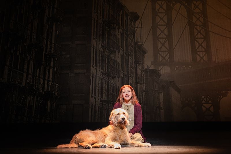 Hope, happiness and love are the themes in “Annie,” which are perfect for the holiday season. (Courtesy of Regions Bank Broadway in Atlanta. / Evan Zimmerman)
