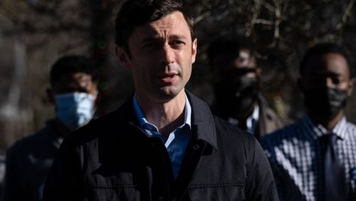 U.S. Sen. Jon Ossoff has placed his holdings, valued at somewhere between $2 million and $7.3 million, in a qualified blind trust. Ben Gray for the Atlanta Journal-Constitution