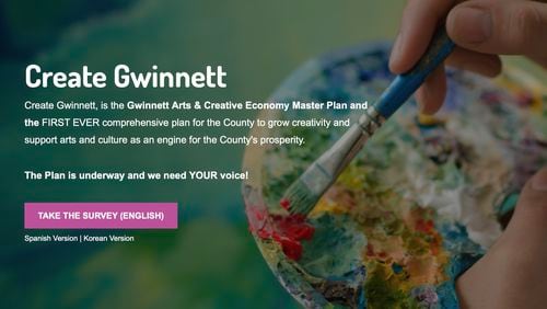 Everyone who works, lives or plays in Gwinnett is invited to help build a road map for how arts, culture and the creative economy can strengthen and celebrate Gwinnett’s people and places by completing a survey. COURTESY ARTWORKS GWINNETT