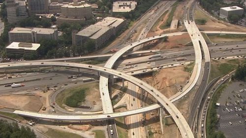 New off ramp opens in I-285/Ga. 400 interchange.