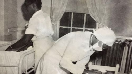 Nurses attend patients at the Americus, Ga. Colored Hospital, which operated from 1923 to 1953 during the Jim Crow period of racial segregation. The hospital will be turned into a civil rights musuem. It just received a National Park Service grant to preserve the building. (Contributed by Americus-Sumter County Movement Remembered Committee, Inc.)