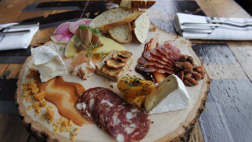 A charcuterie plate at the Cockentrice. Credit: Becky Stein.